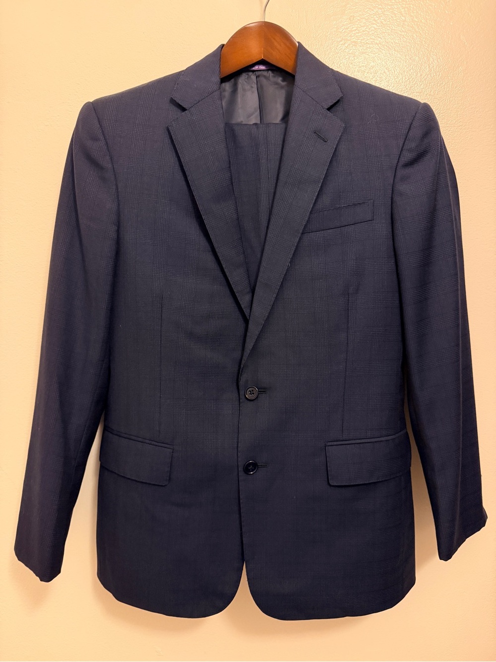 🐎 Ralph Lauren Purple Label 🐎 Textured Navy Suit Jacket and Pant